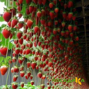 Клубника ампельная Анастасия купить по цене от 370р. в интернет-магазине «Посадика» с доставкой почтой в в Геленджике и по всей России – [изображение №1].